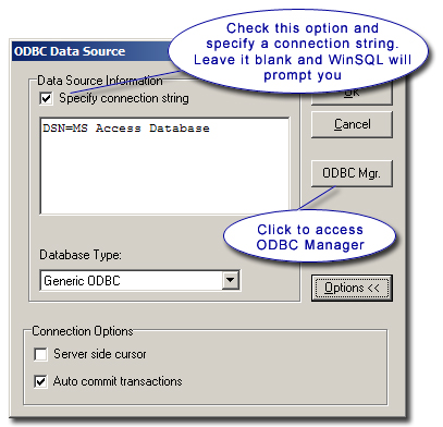 Connection string