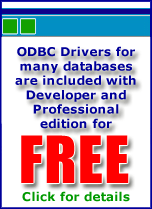 ODBC Drivers are included with WinSQL