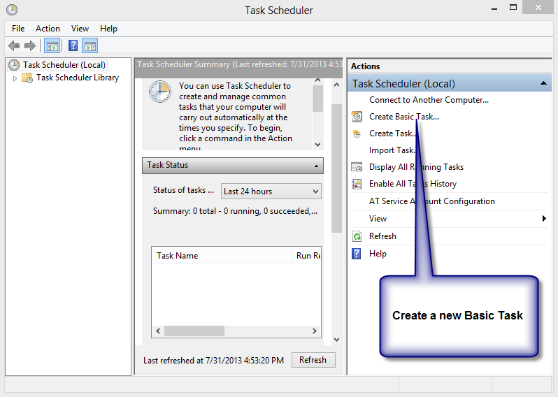 Modify Schedule